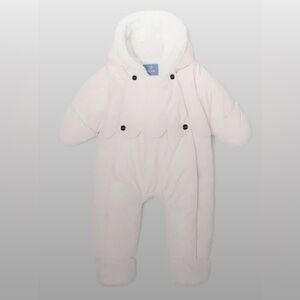 Jacadi Pink Hooded Toddler/Baby Snowsuit